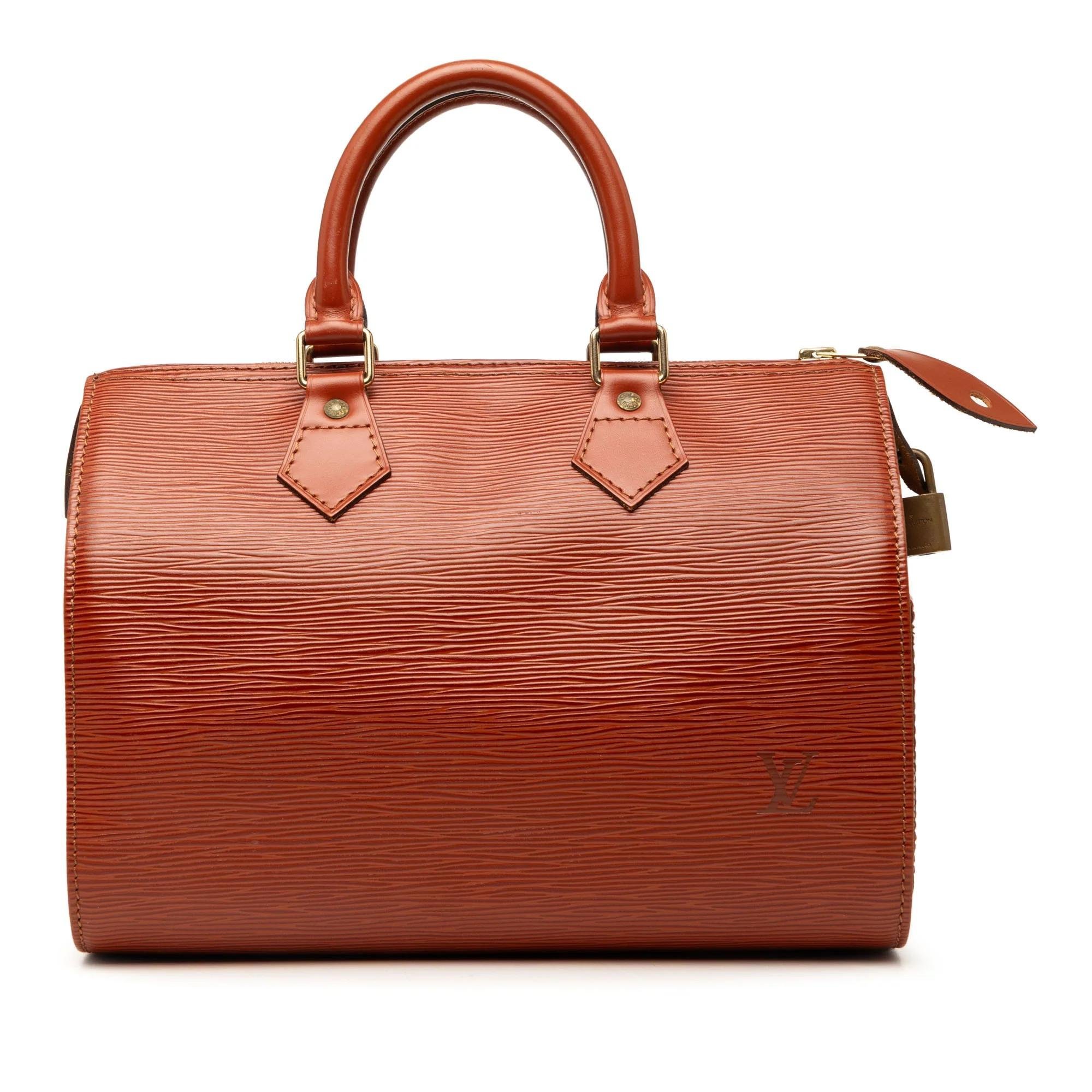 Speedy leather bag