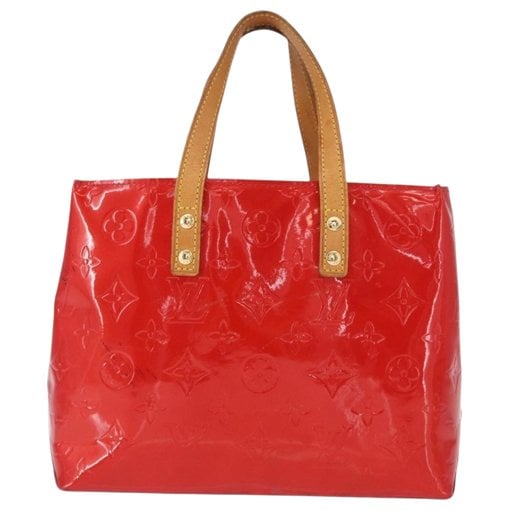 Reade patent leather handbag