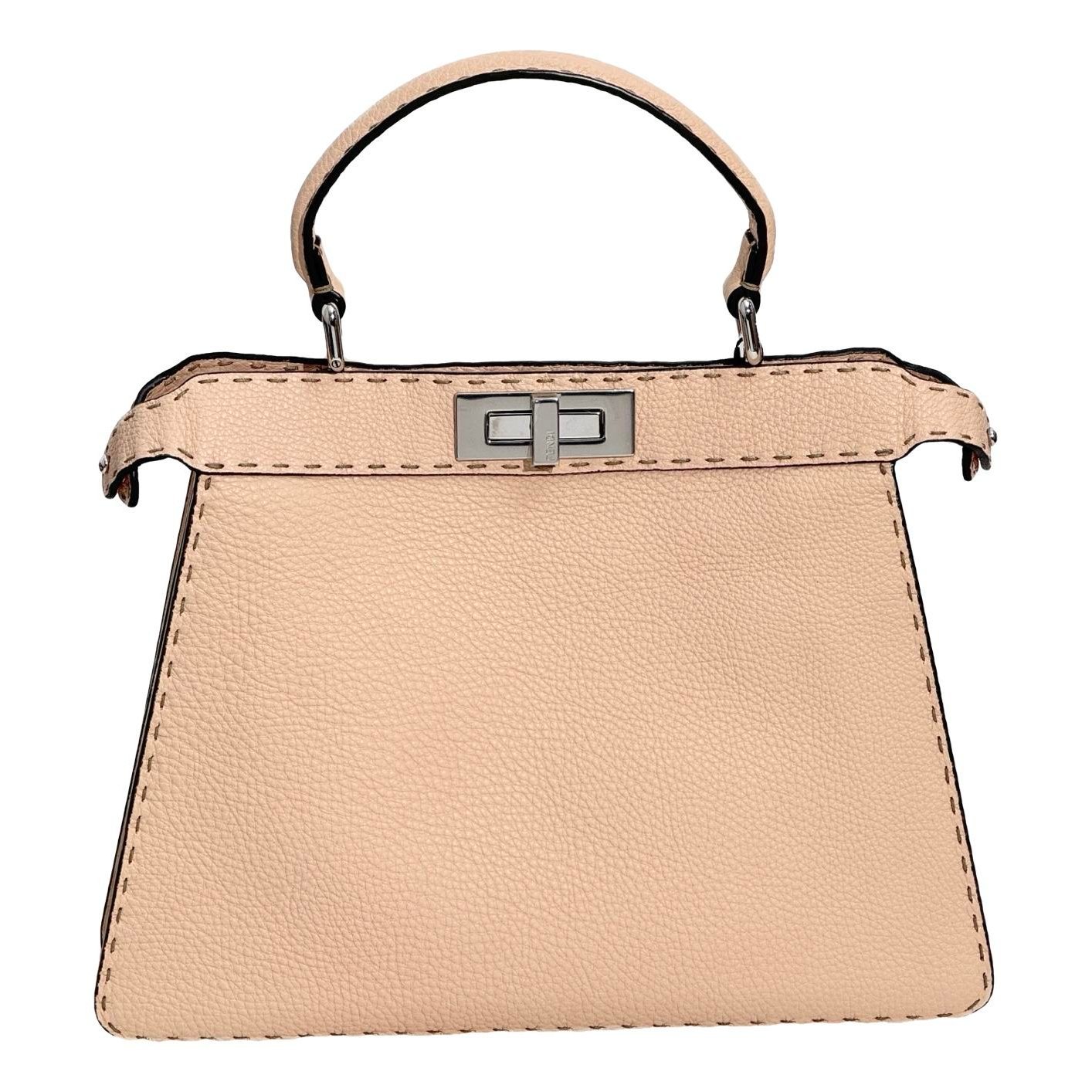 Peekaboo leather handbag
