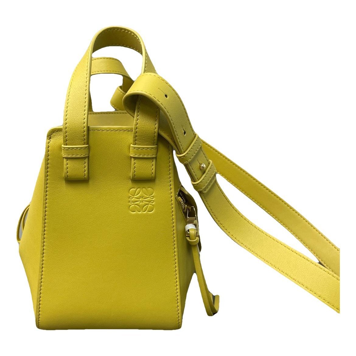 Hammock leather handbag