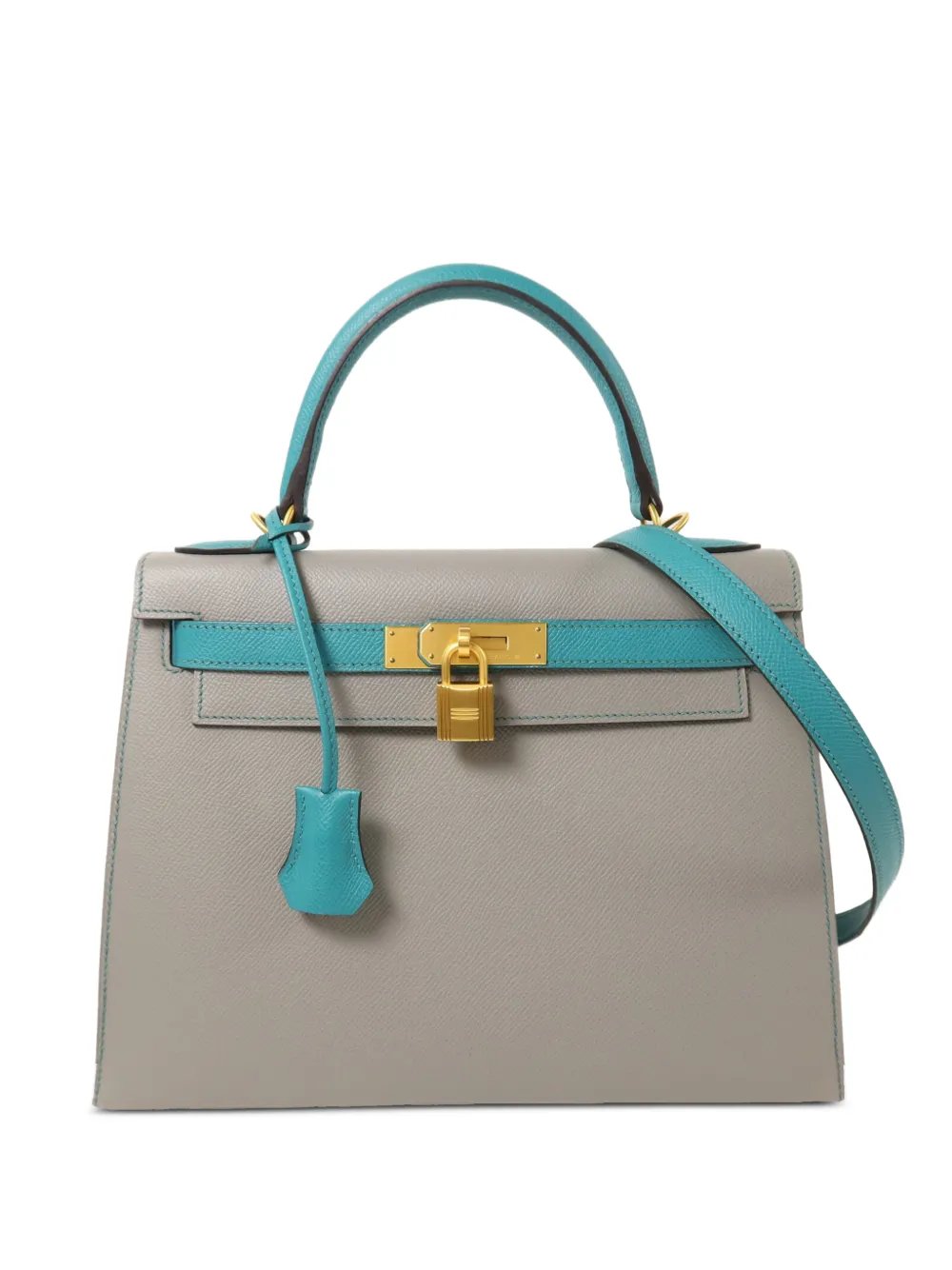 28 Kelly leather bag