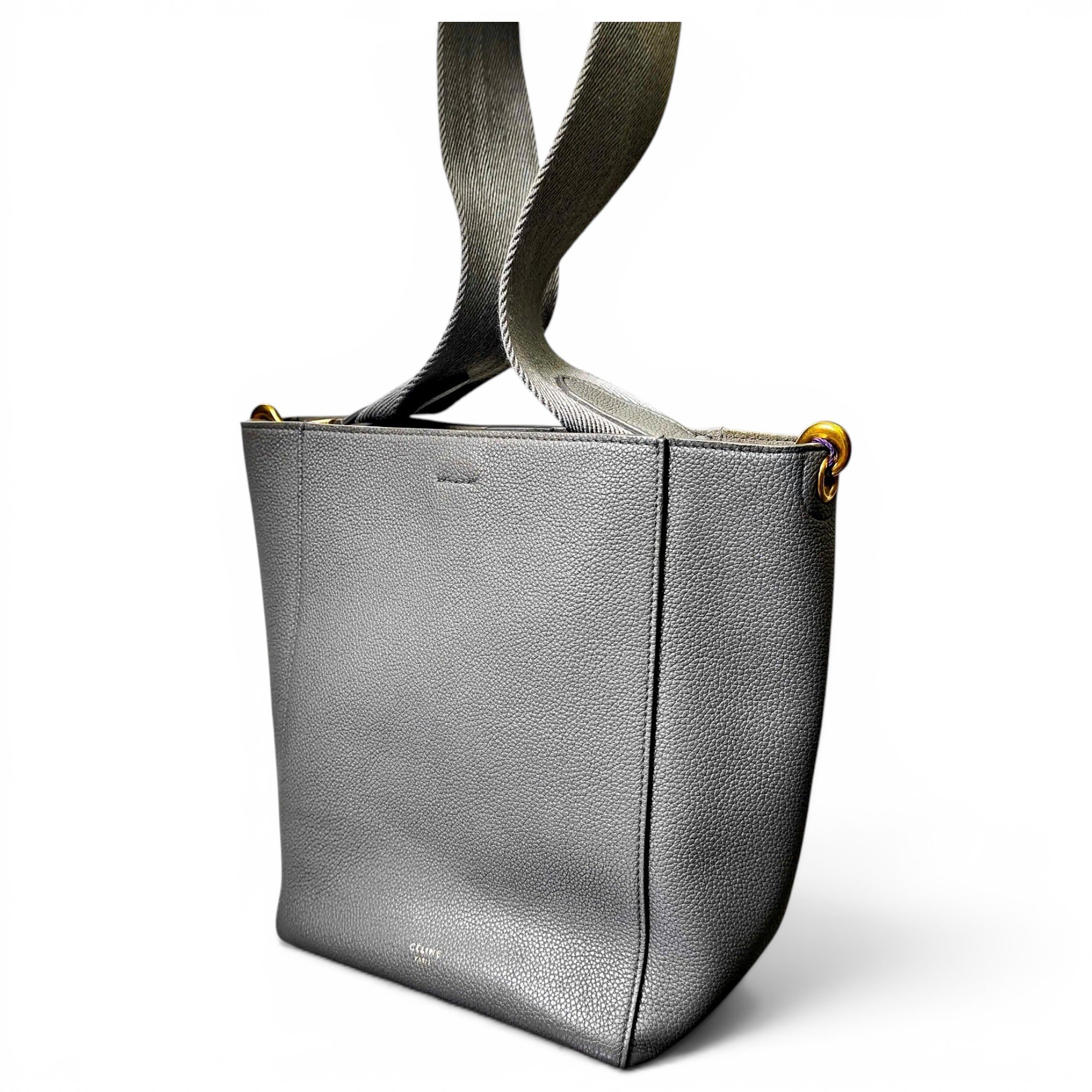Seau Sangle leather handbag