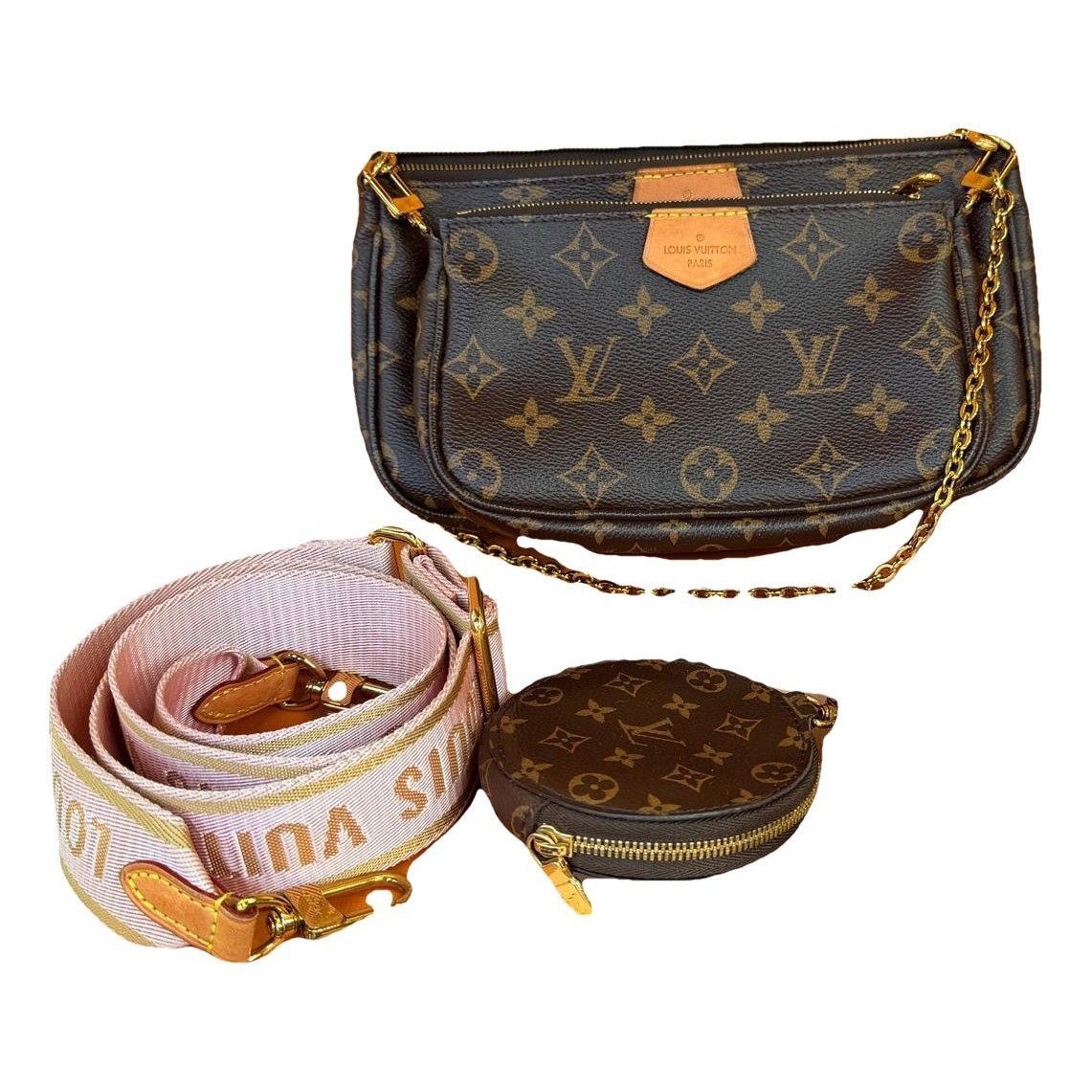 Multi Pochette Accessoires leather crossbody bag