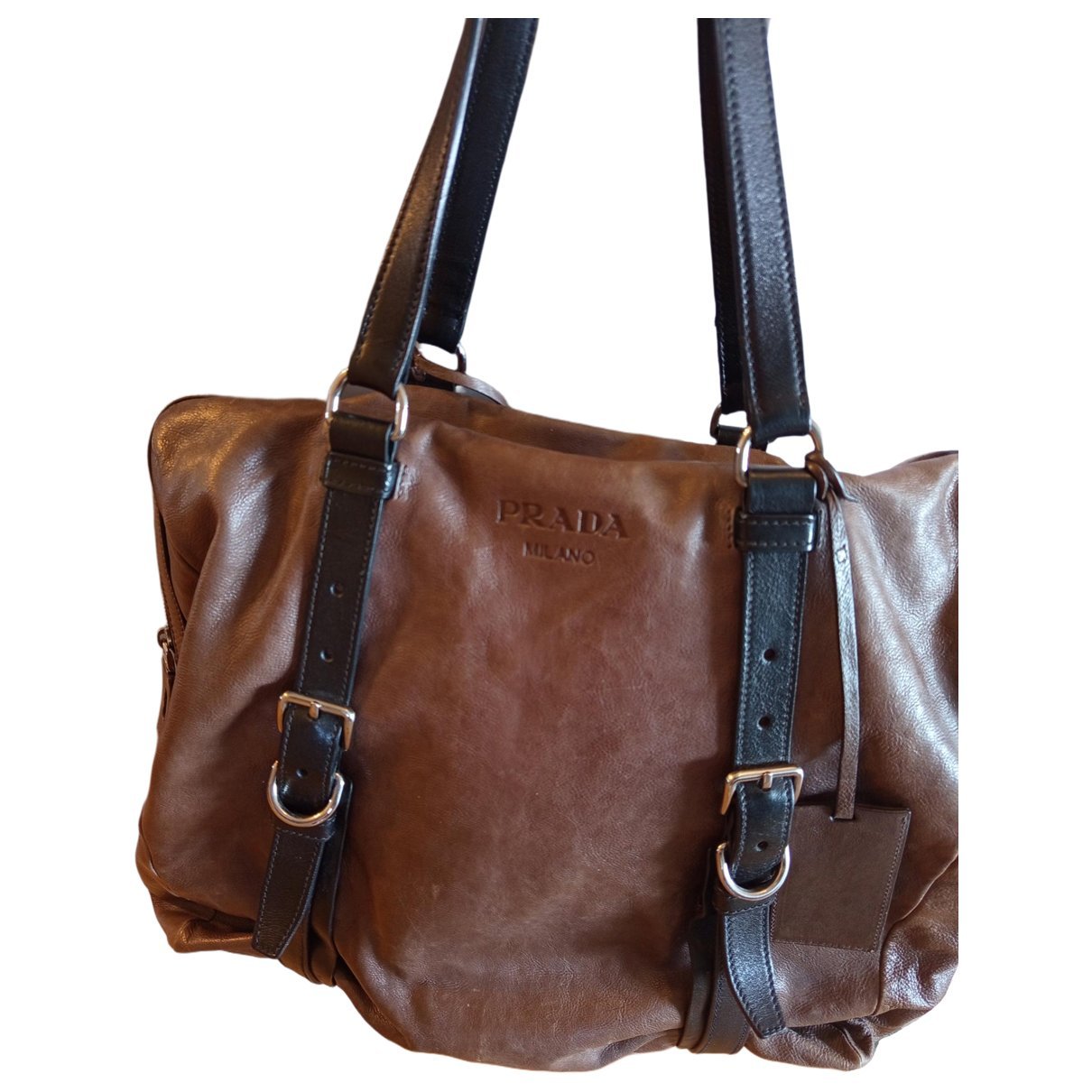 Leather tote