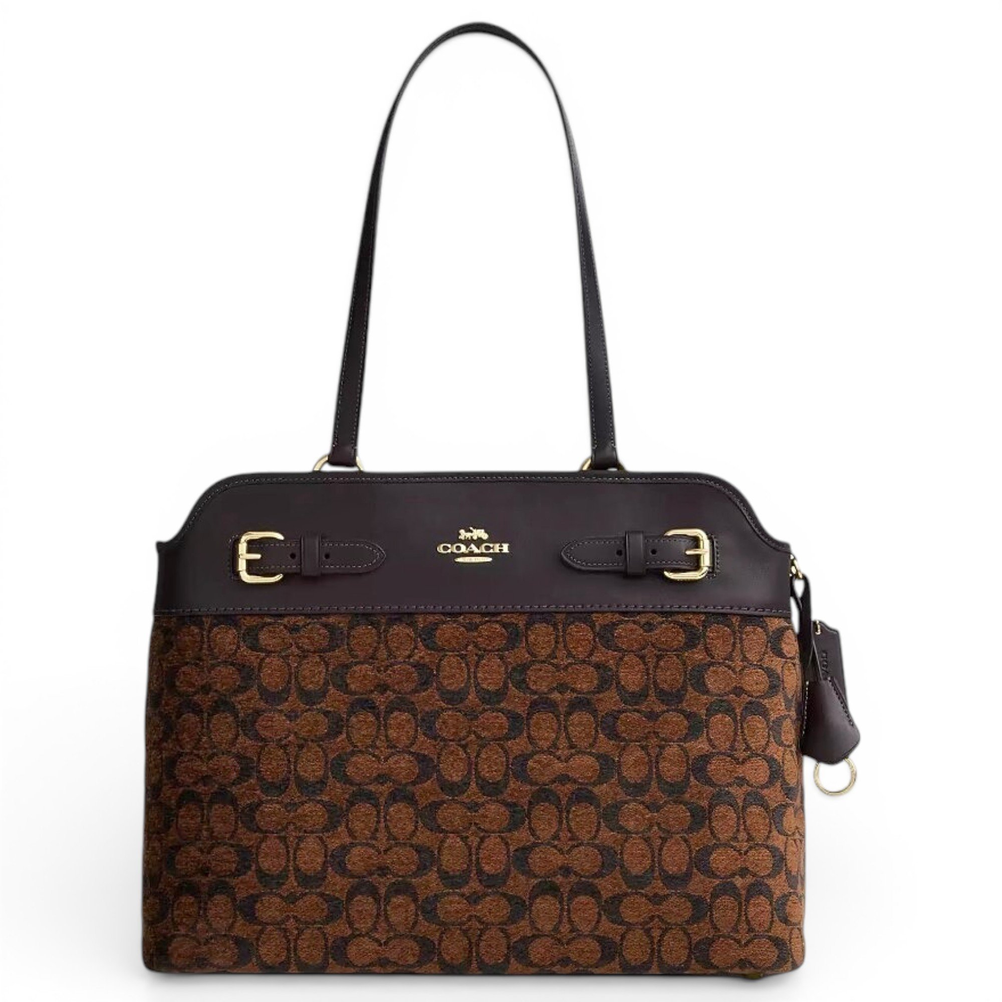 Leather tote