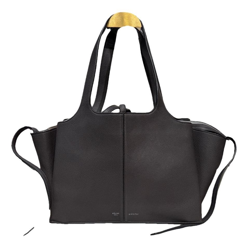 Tri-Fold leather tote