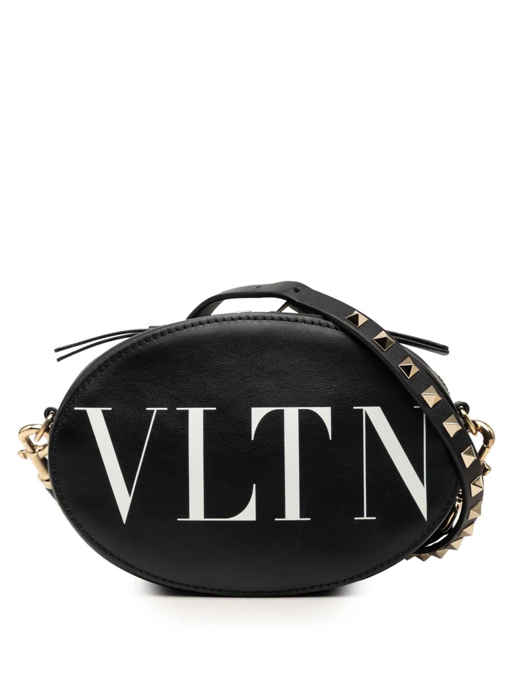 2018-2026 Calfskin Rockstud VLTN Oval crossbody bag