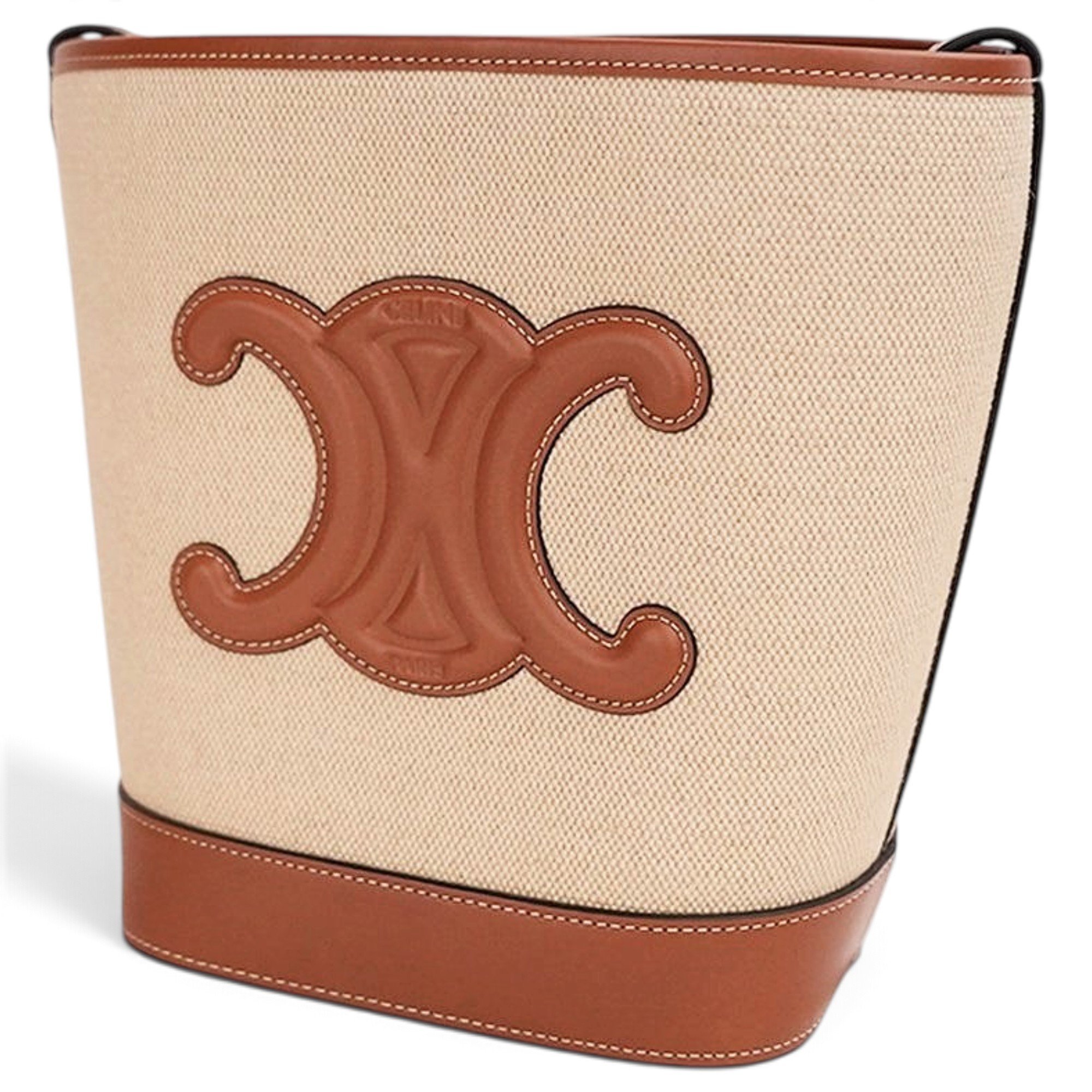 Triomphe leather handbag