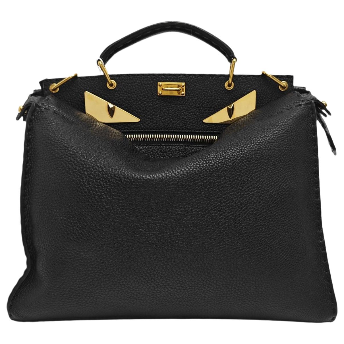 Peekaboo leather handbag