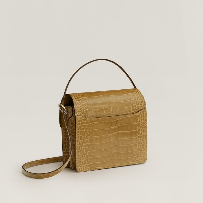 Beige Sable Roulis Mini Bag