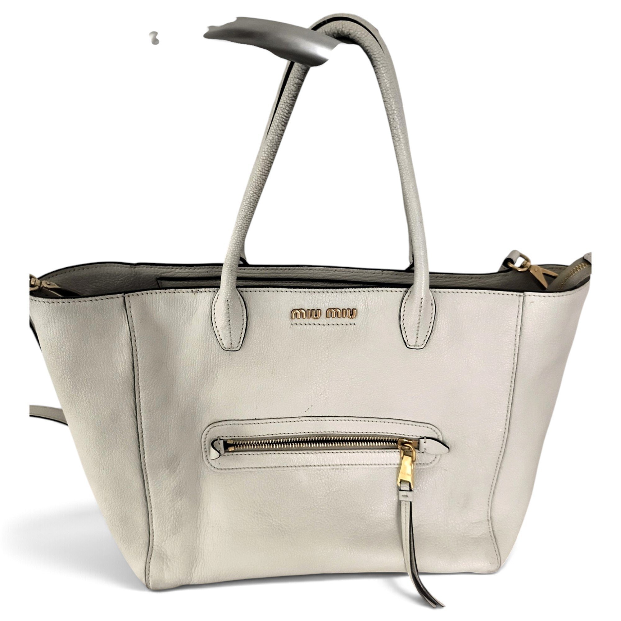 Miu Club leather tote