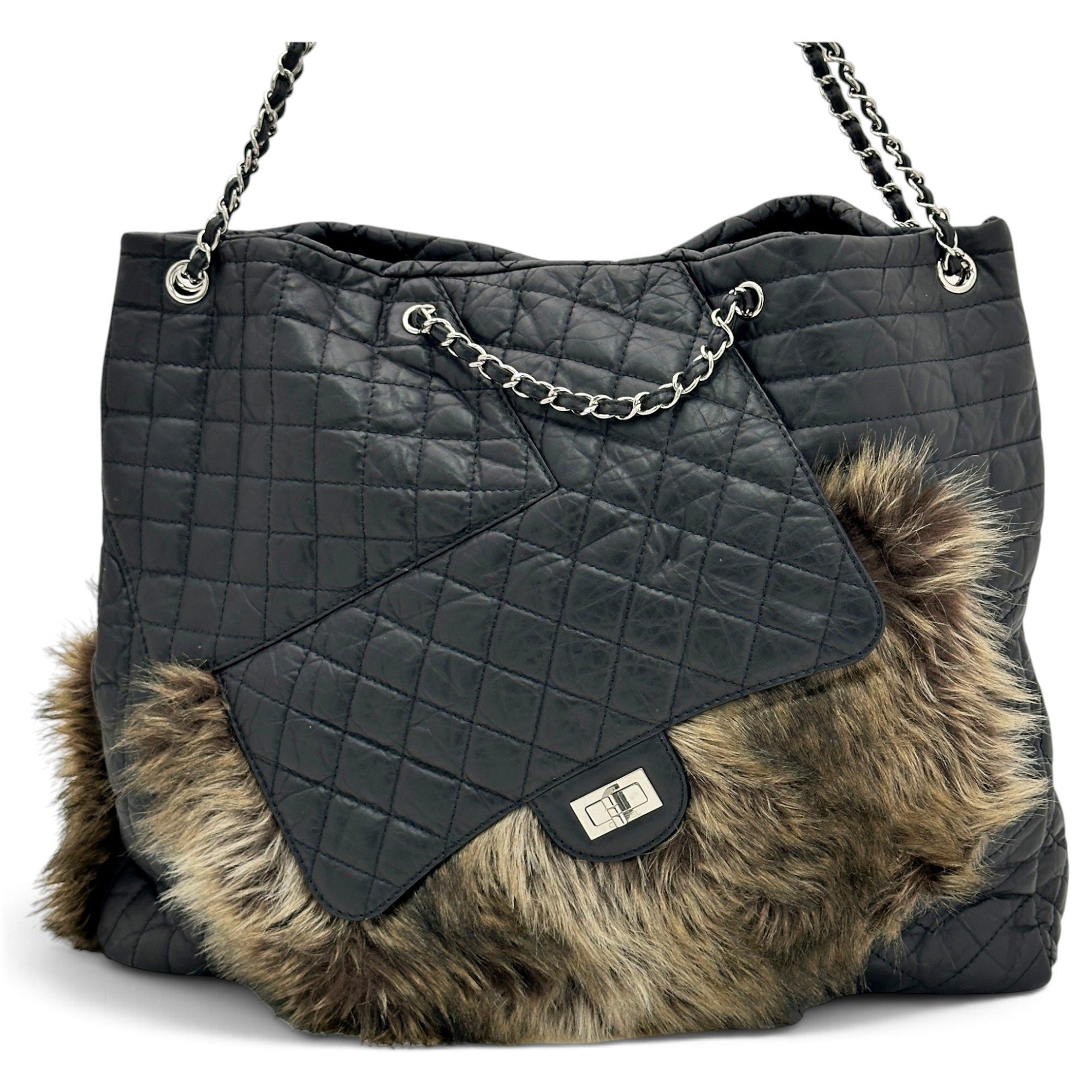Coco Cabas leather handbag