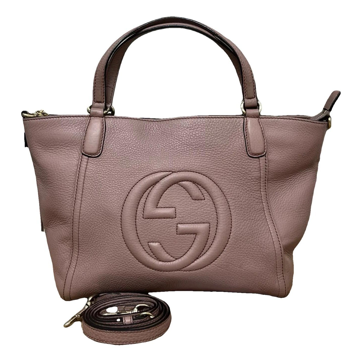 Soho Top Handle leather handbag