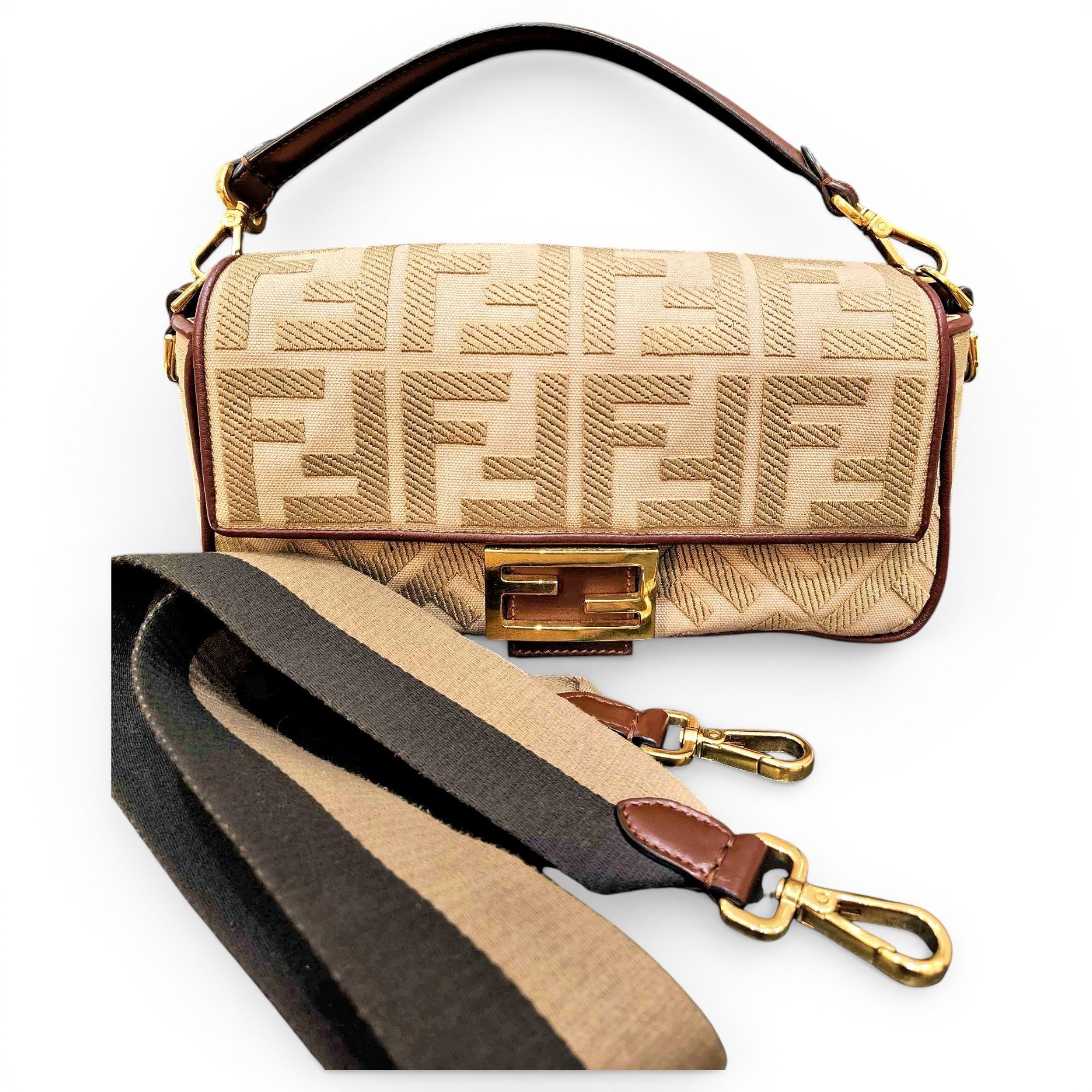 Baguette cloth handbag