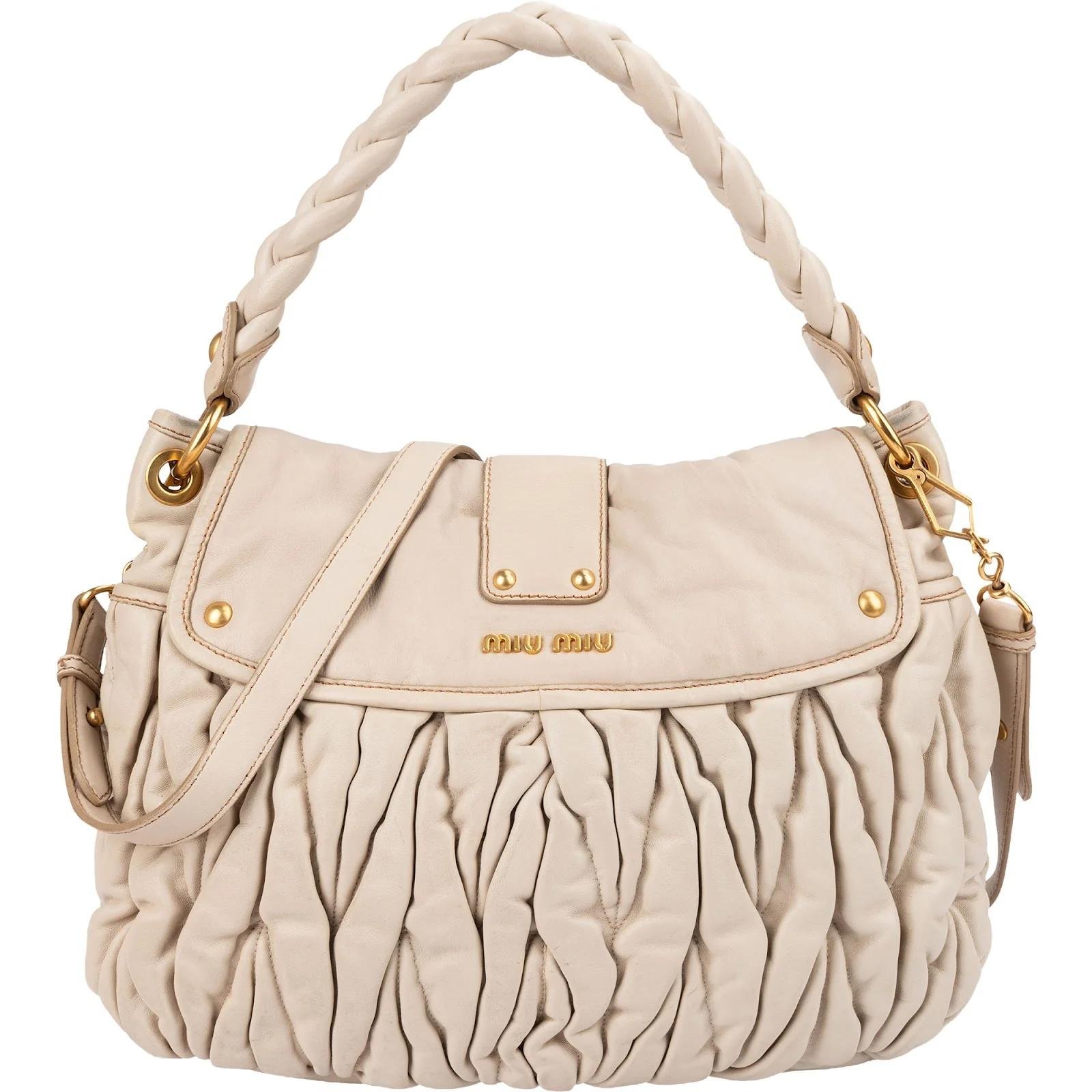 Coffer leather handbag