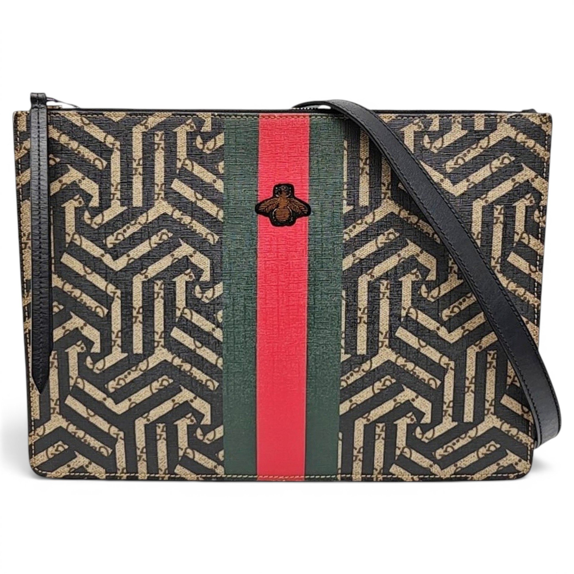 Ophidia GG Supreme leather handbag