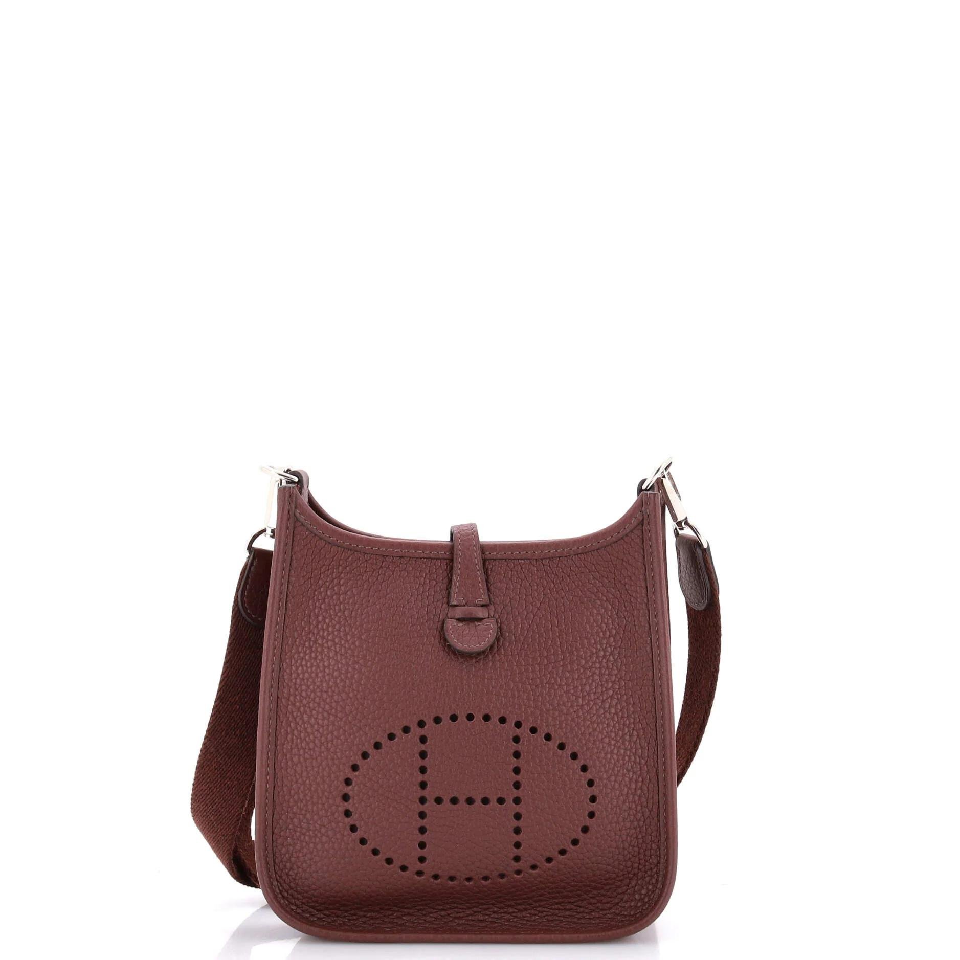 Mini Evelyne leather crossbody bag