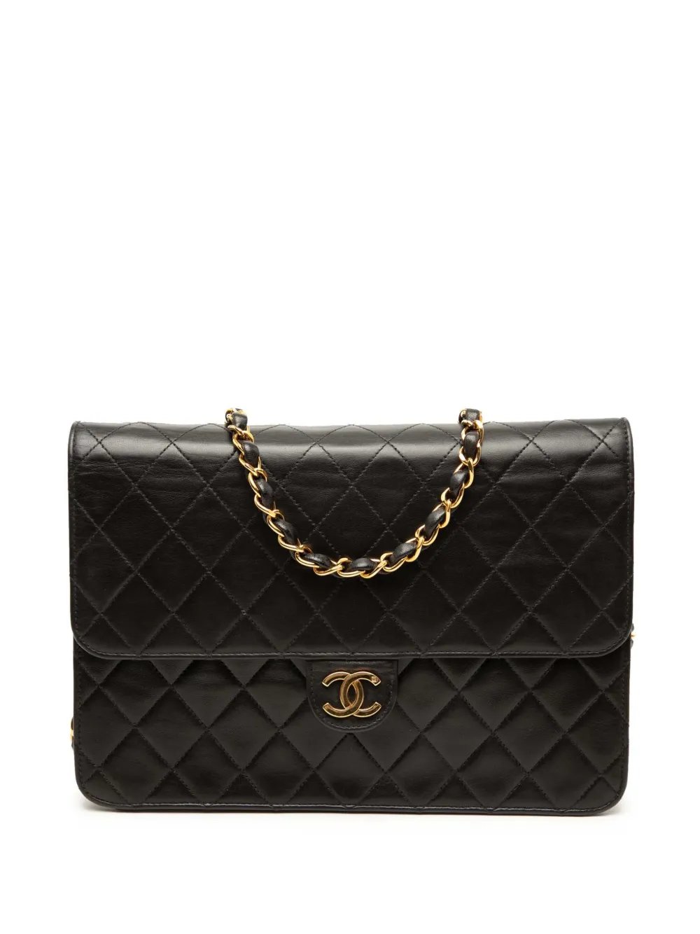 1997-1999 Medium CC Quilted Lambskin Single Flap shoulder bag