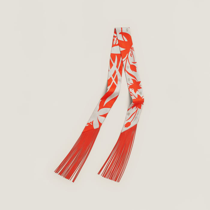 Bouquet Final Leather Fringe Twilly