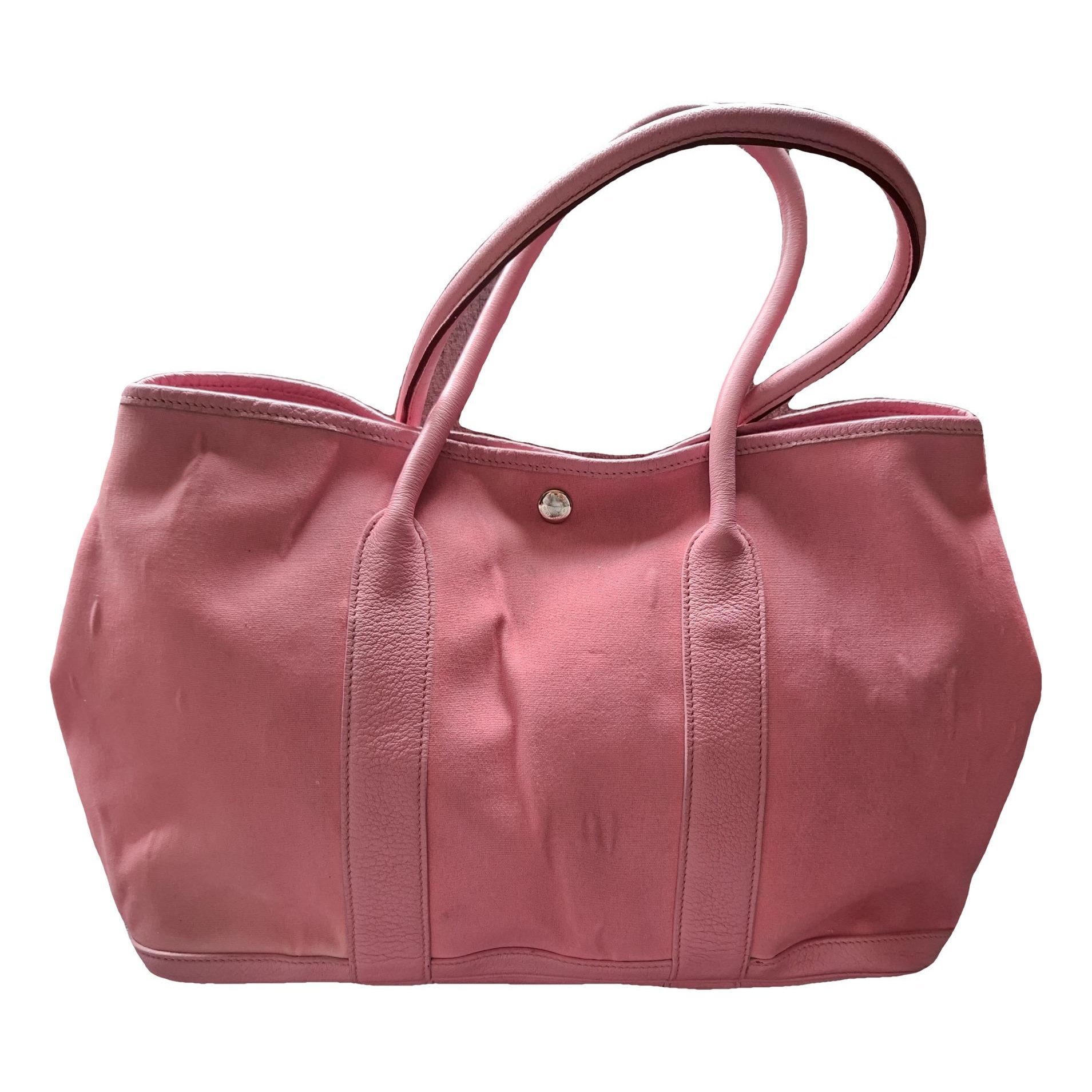 Hermes Garden Party Handbag Pink