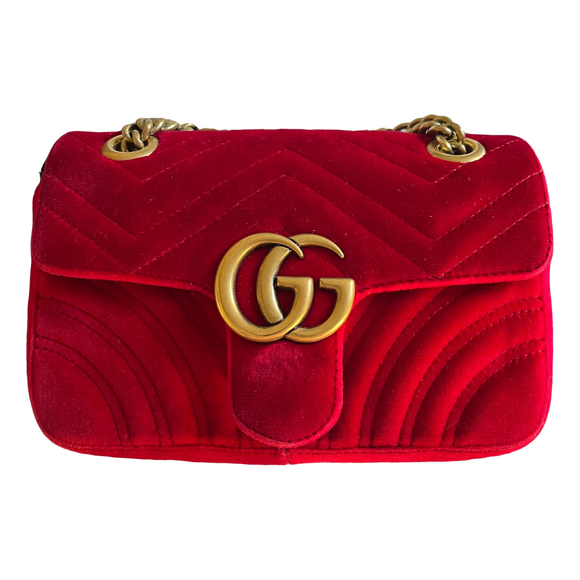 GG Marmont velvet handbag