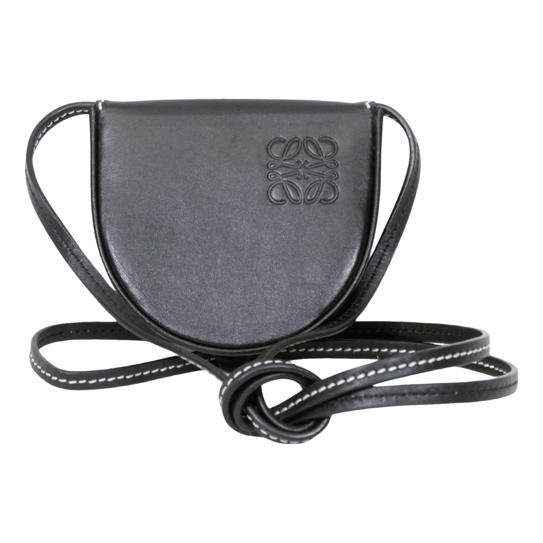 Loewe Heel leather crossbody bag