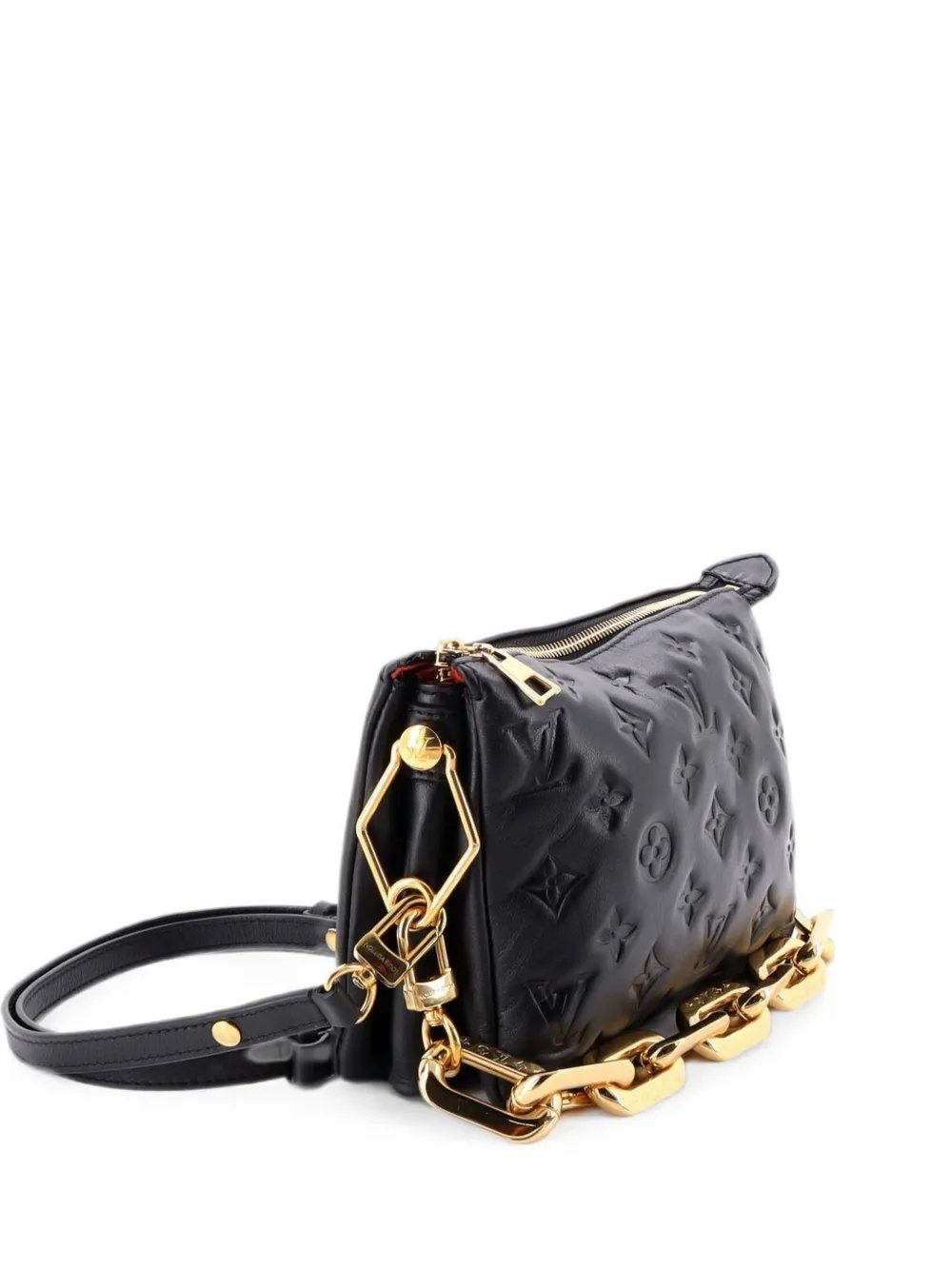 Coussin Bag Monogram Embossed Lambskin BB crossbody bag