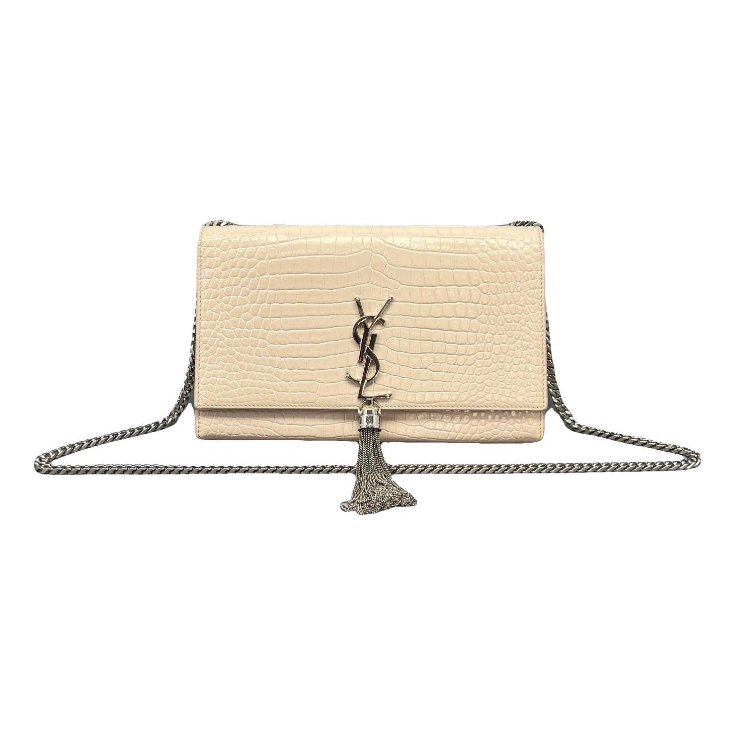 Pompom Kate leather handbag
