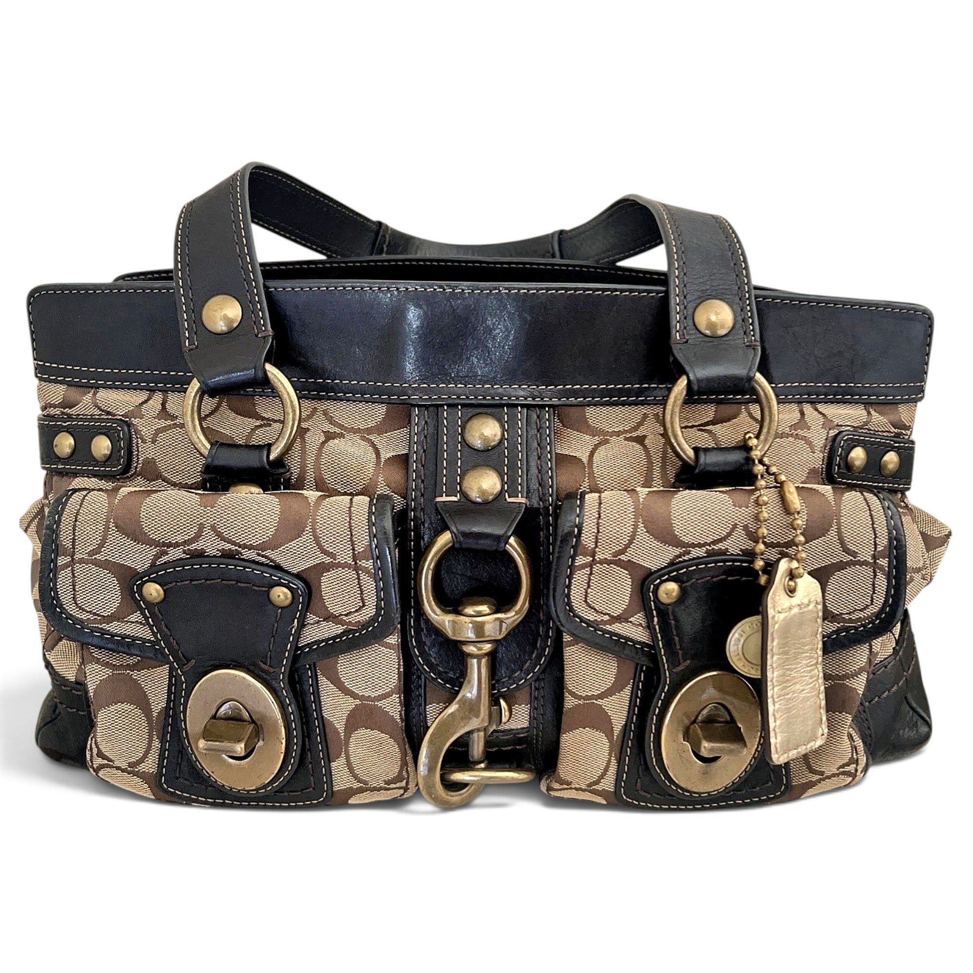 Leather handbag