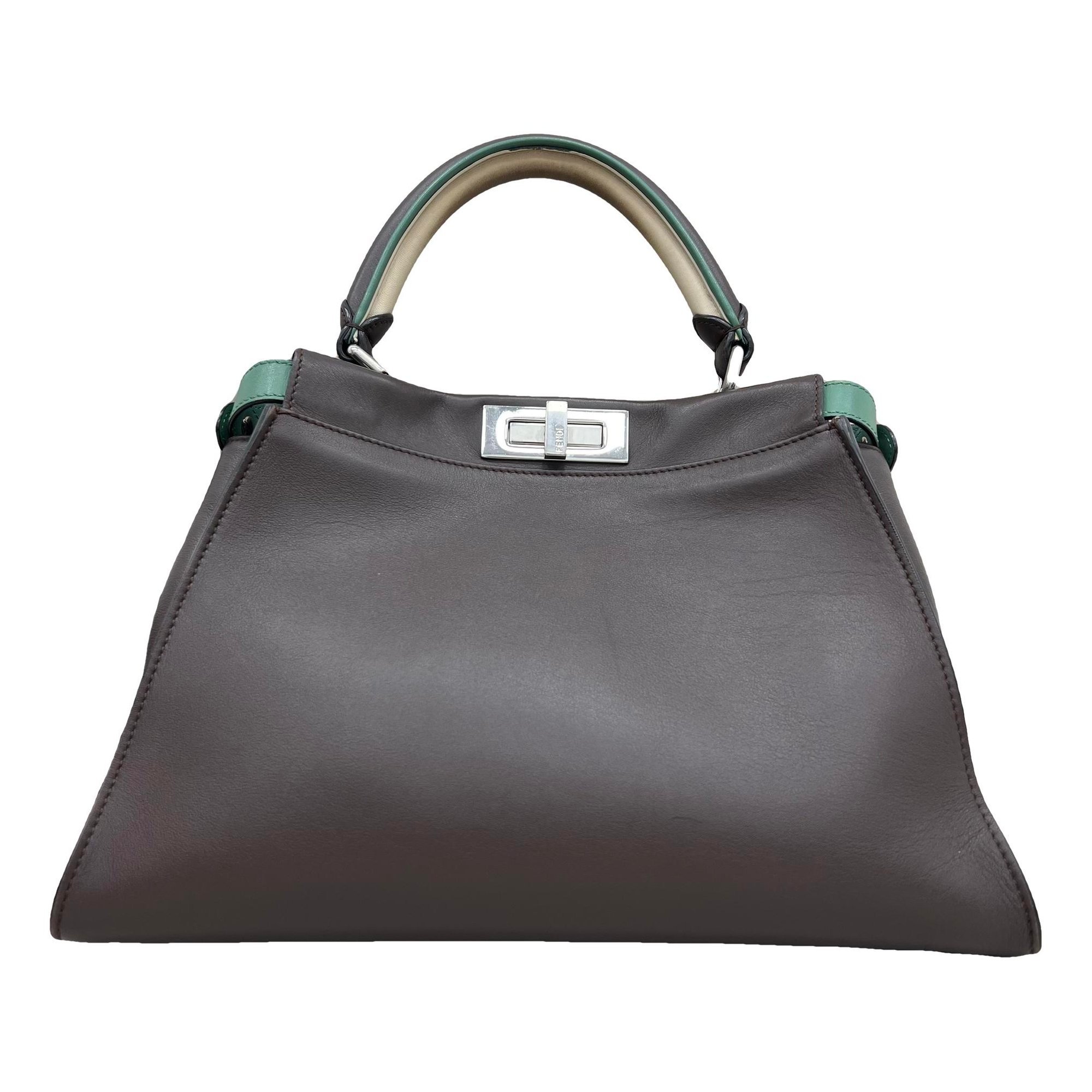 Peekaboo leather handbag