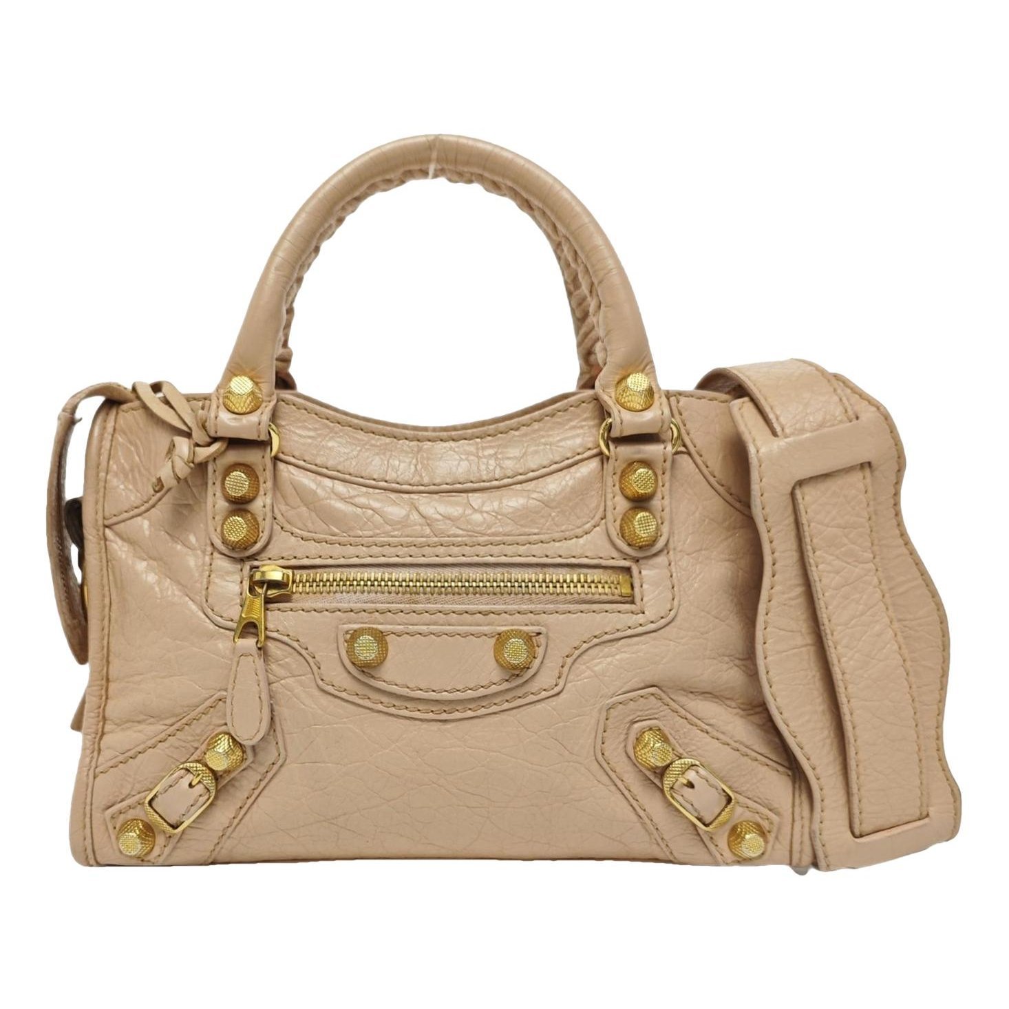 Leather handbag