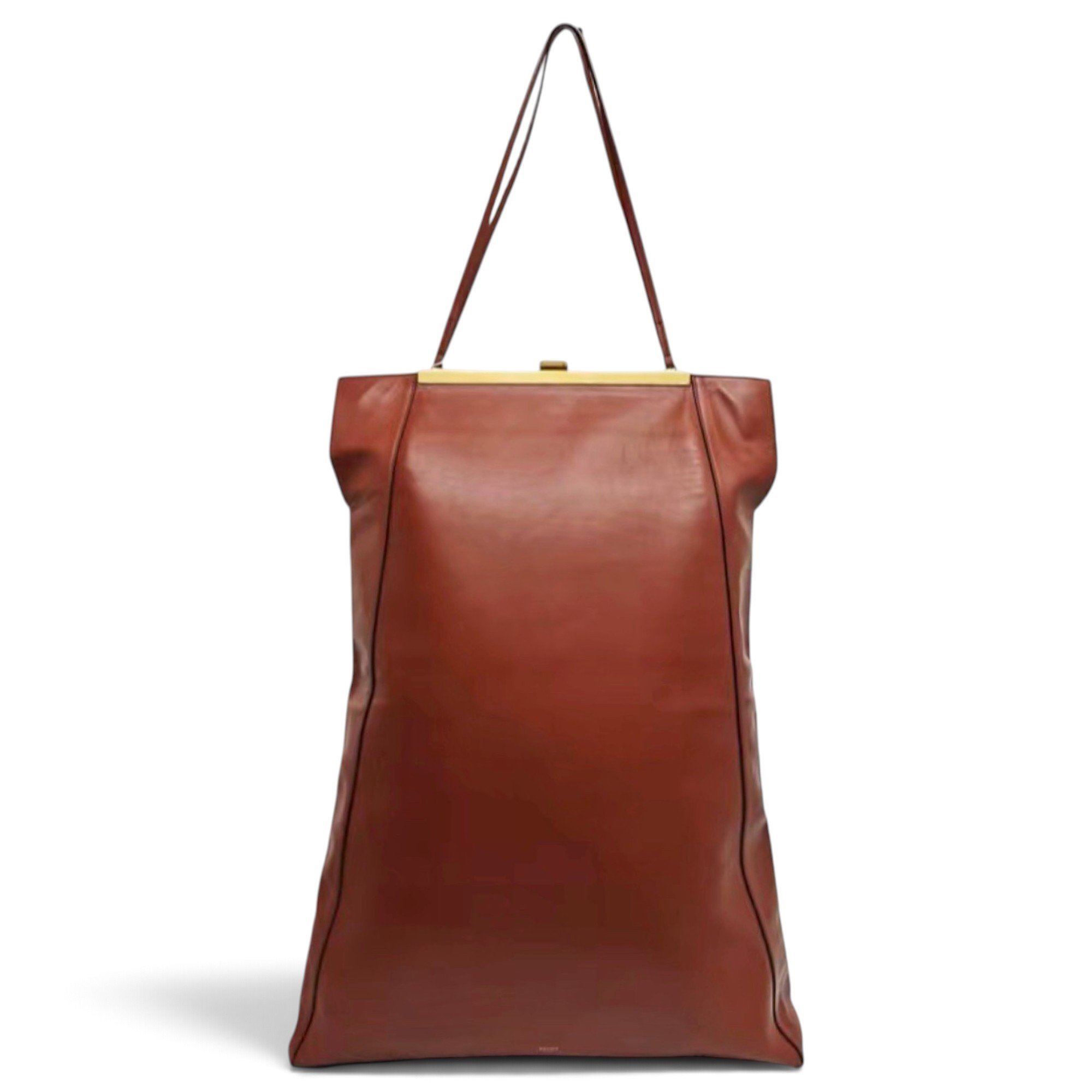 Cabas leather tote