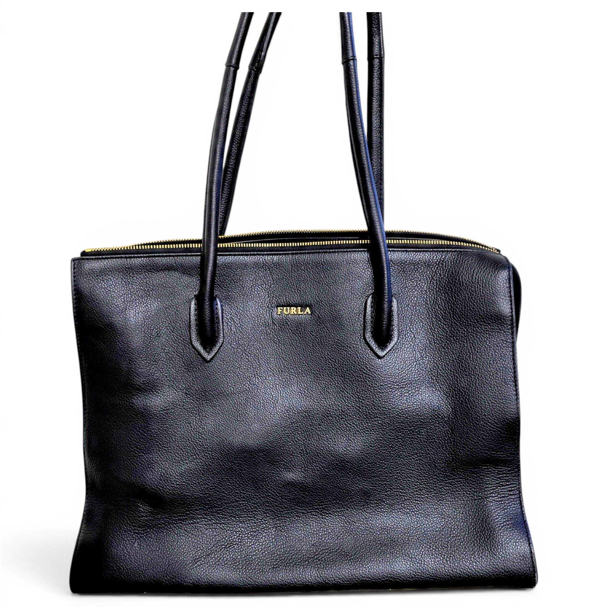 Leather tote