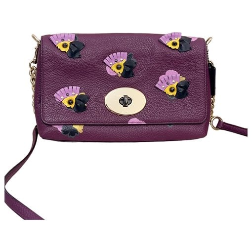 Leather crossbody bag