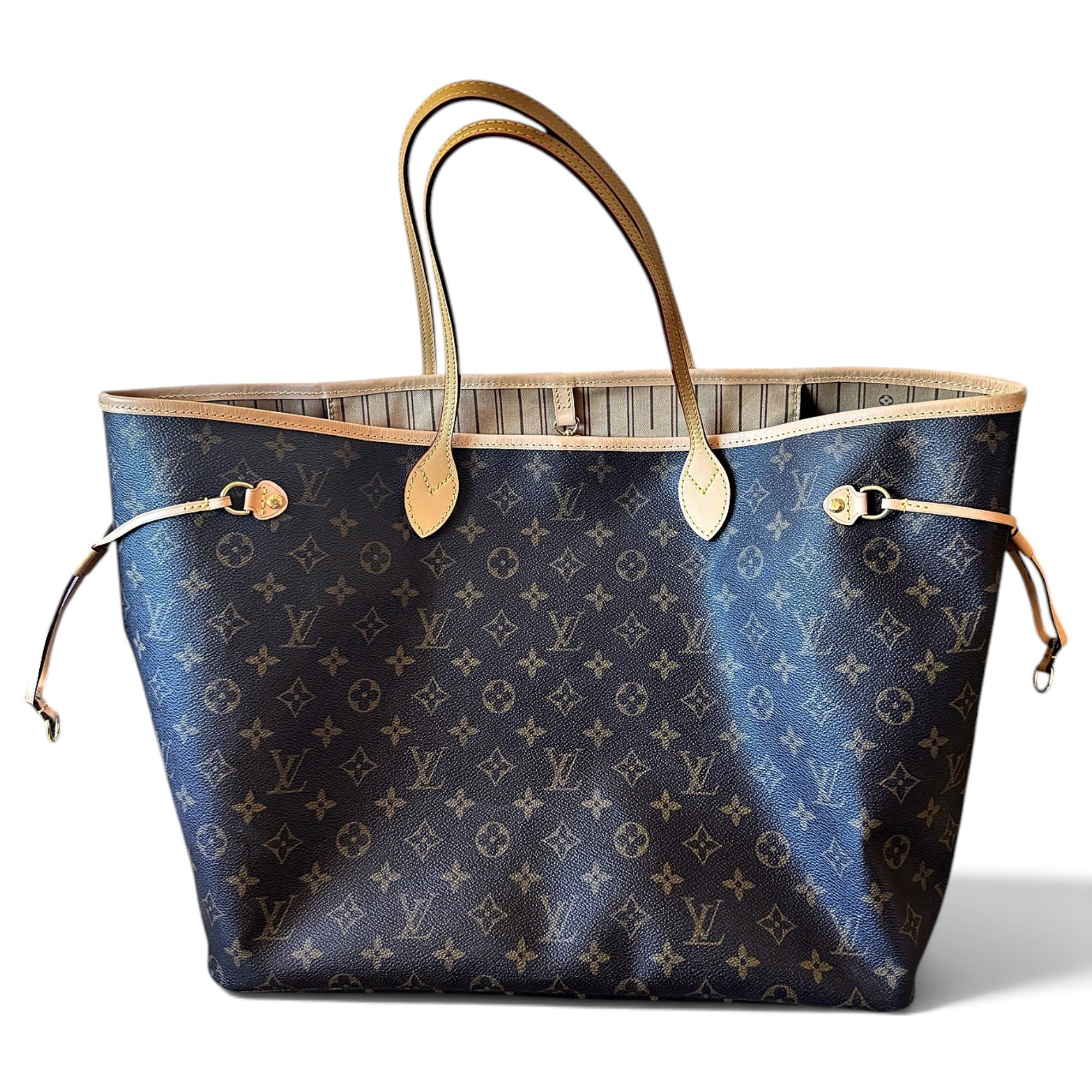 Louis Vuitton Neverfull leather tote