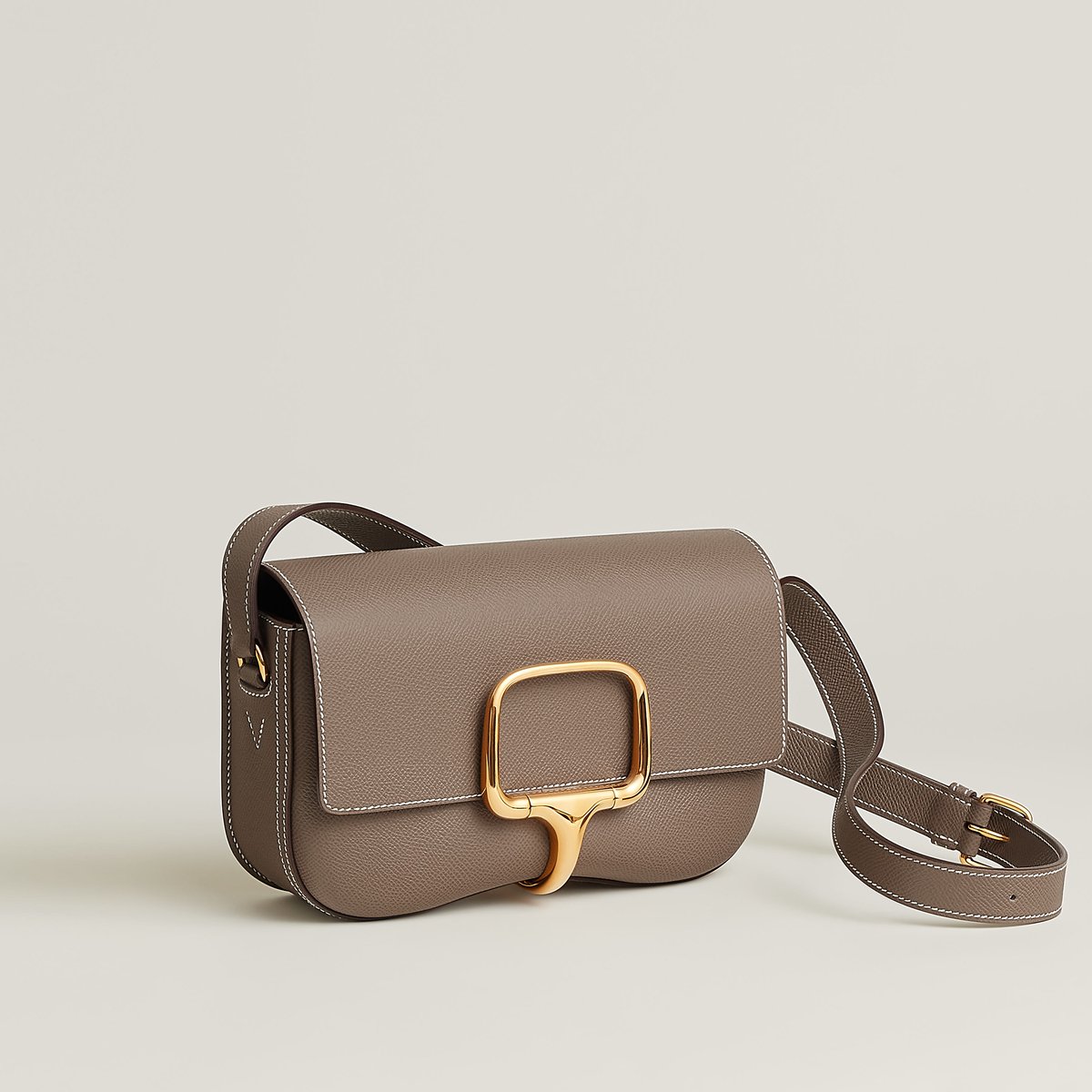 Étoupe Hermès Della Cavalleria Elan Bag