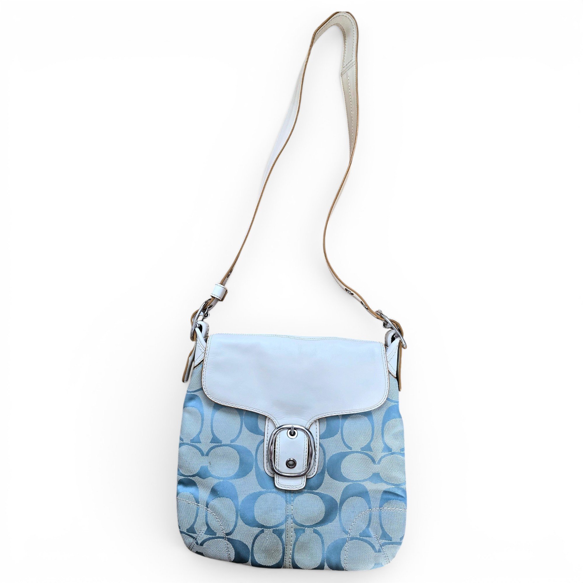 Canvas Courier Crossbody handbag