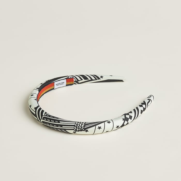 Noir "Sangles En Zigzag Bandana" Elsa Headband