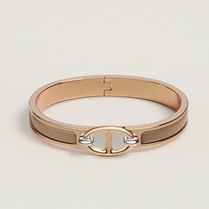 Châtaigne Mini Clic Chaine d'Ancre Bracelet