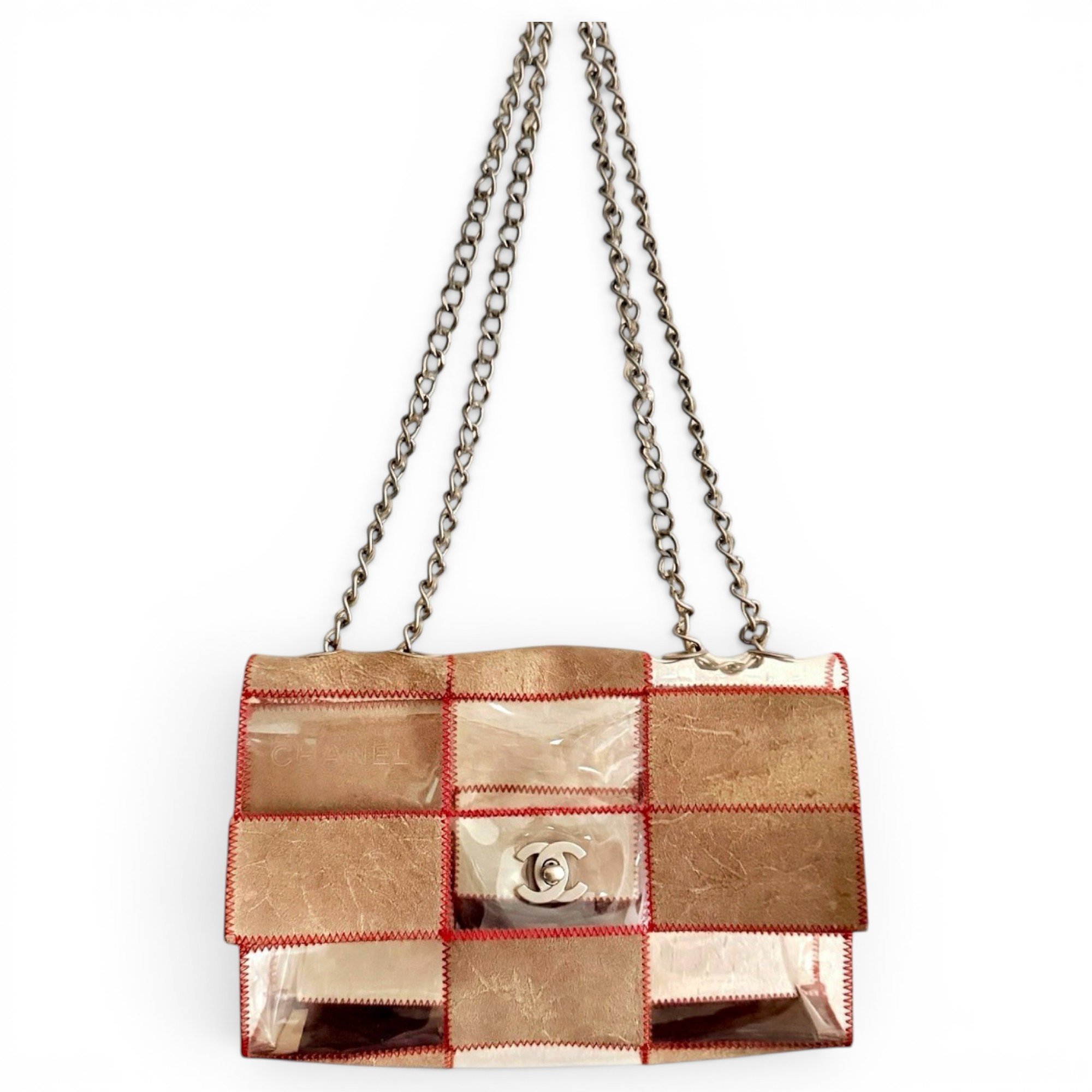 Vinyl handbag