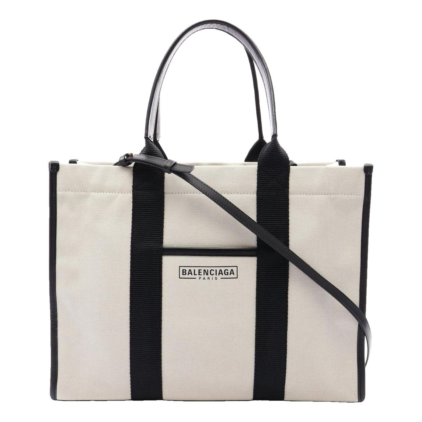 Hardware leather tote