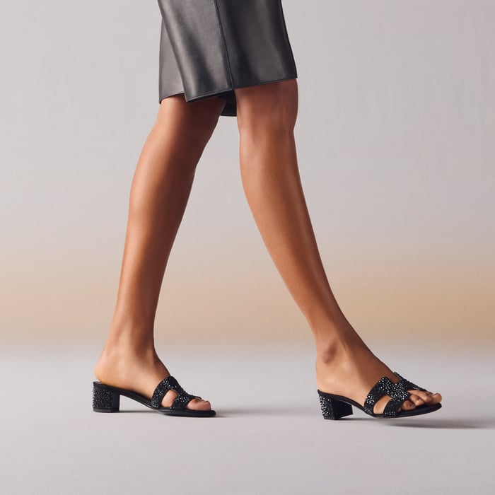 Noir Oasis Sandal