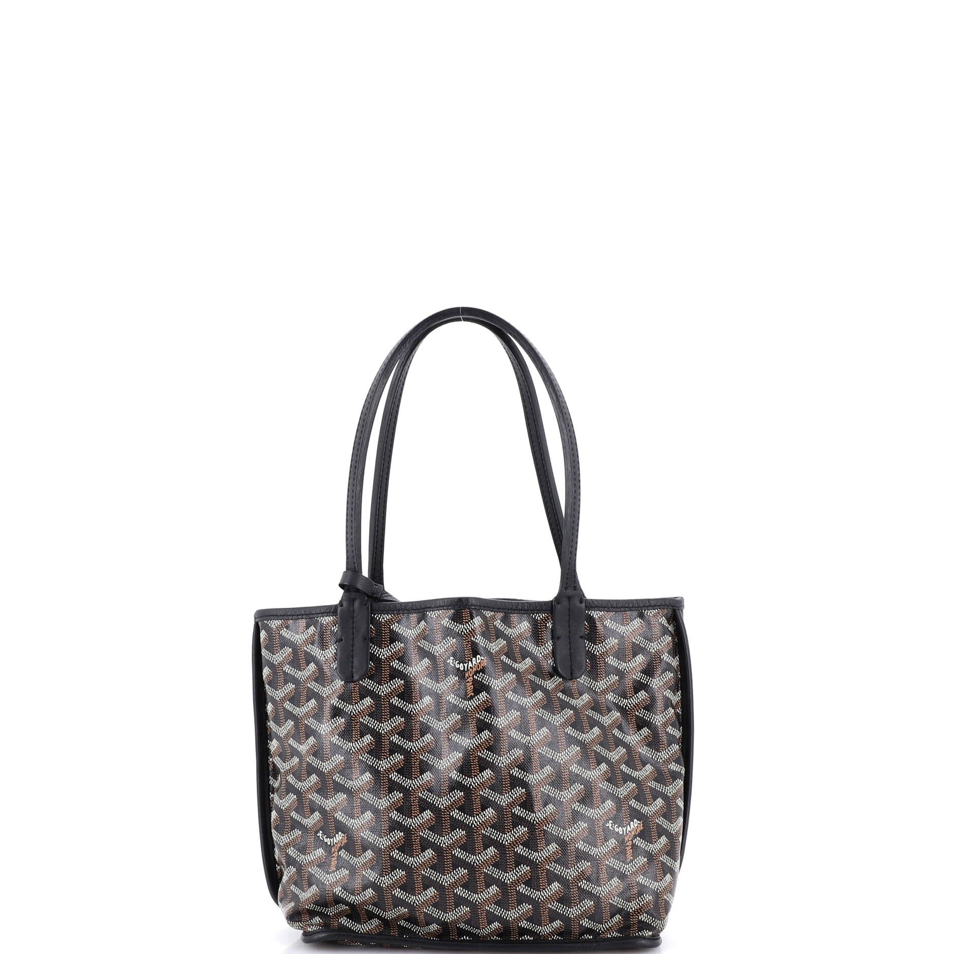 Goyard Anjou Reversible Tote Coated Canvas Mini