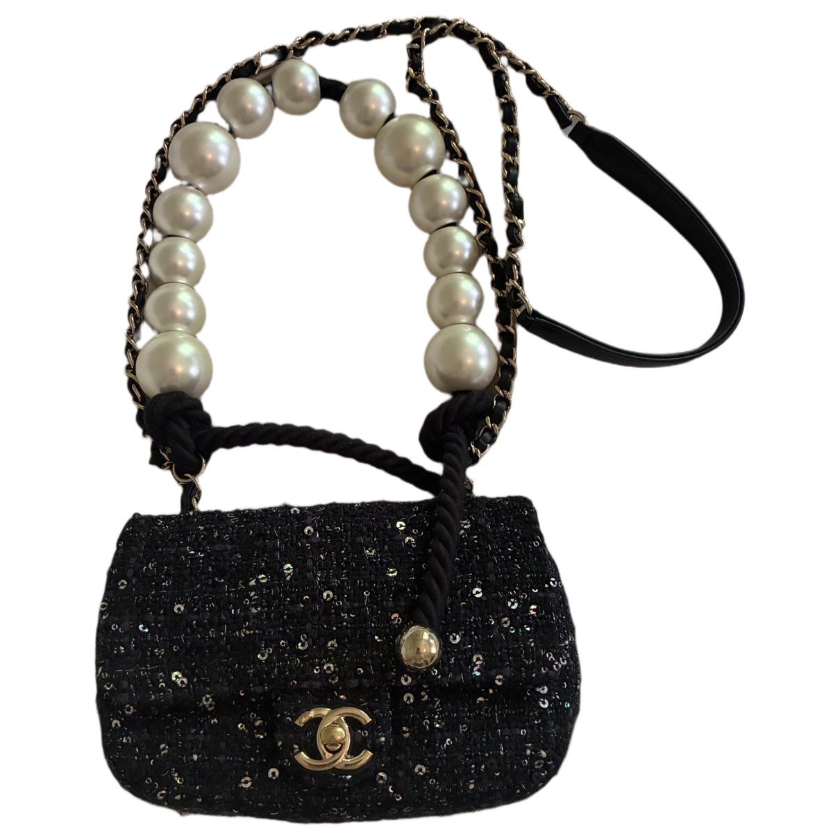 Timeless Classique Top Handle tweed handbag