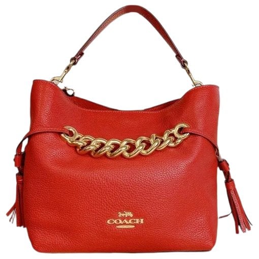 Leather handbag