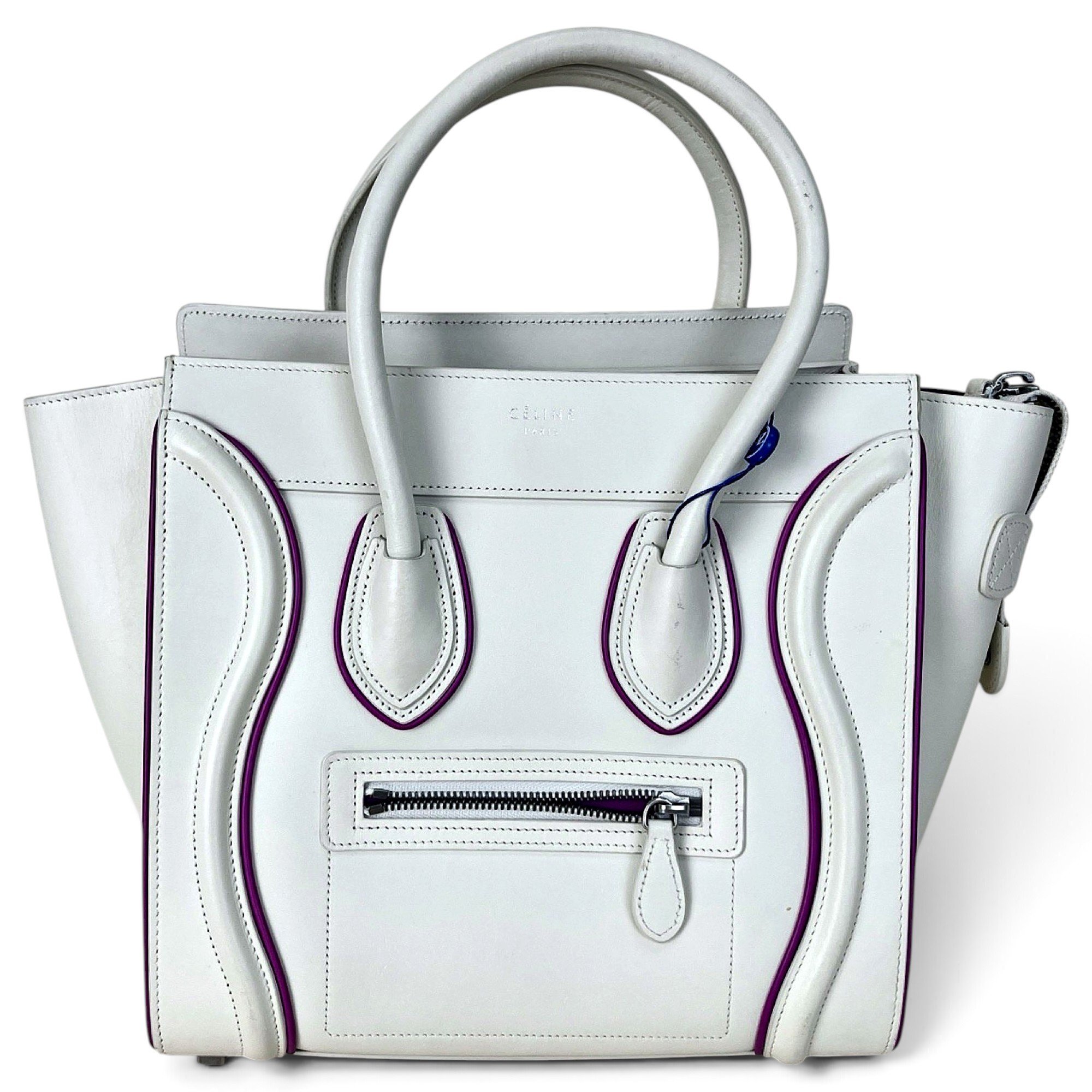 Luggage leather handbag
