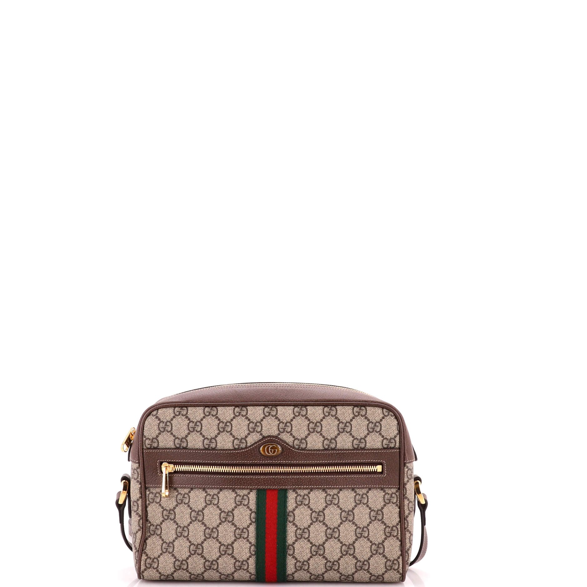 Ophidia Shoulder Bag GG Coated Canvas Small