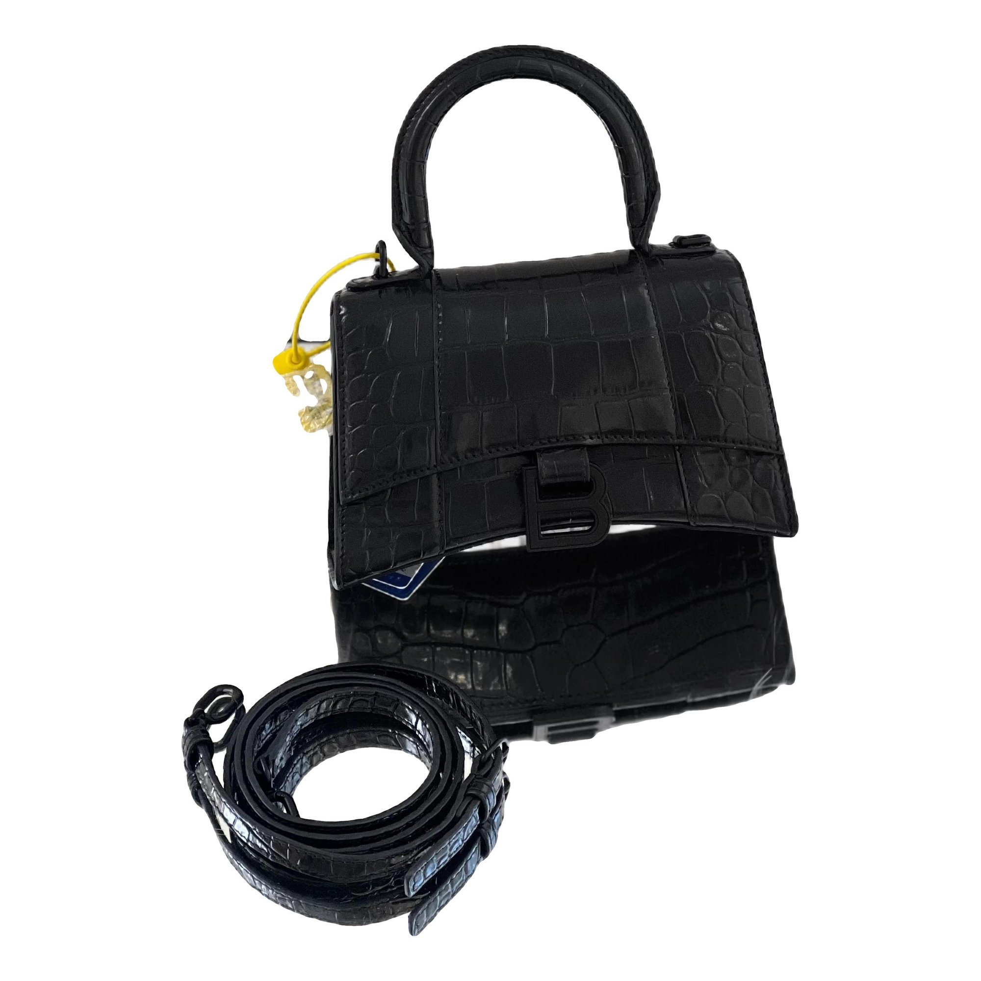 Balenciaga Hourglass leather crossbody bag