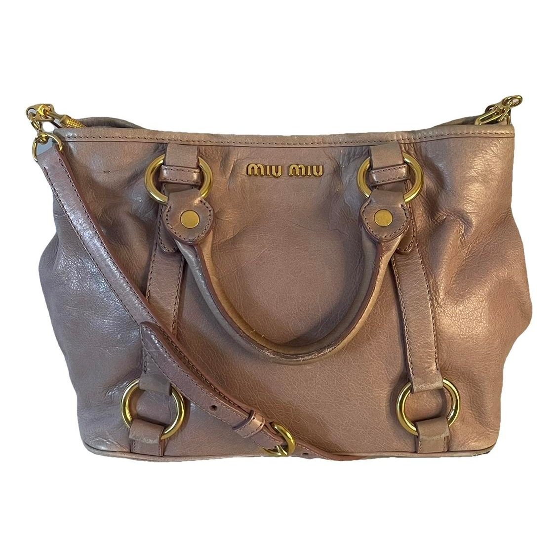 Leather handbag