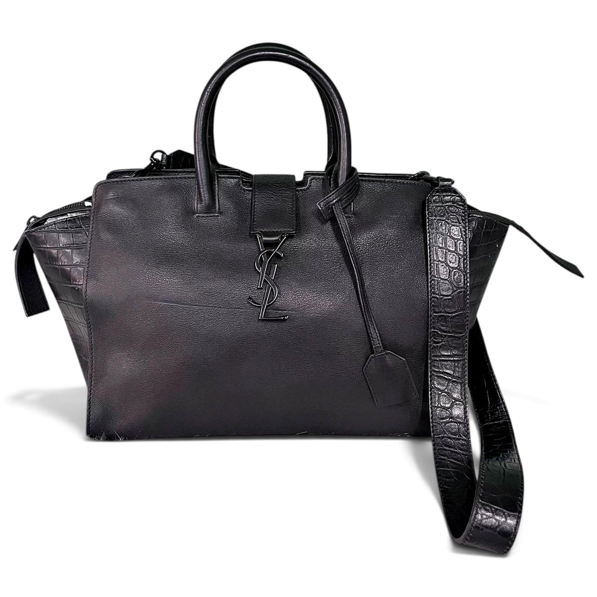 Downtown leather handbag